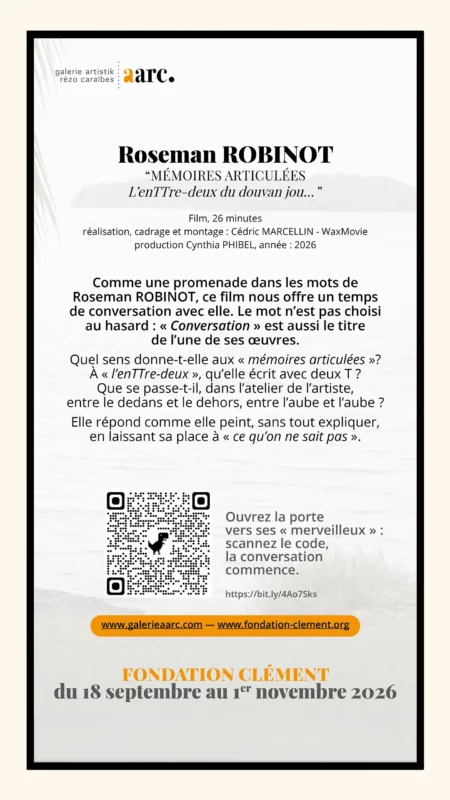 La Fondation clément présente Roseman Robinot